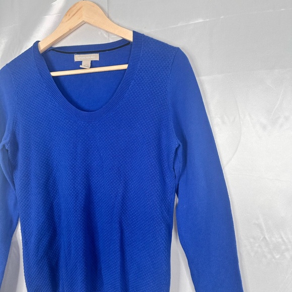 Banana Republic Blue Textured Knit Sweater – Size M - Picture 3 of 7